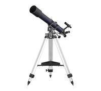 Levenhuk New Skyline Plus 90/900 AZ3 Telescopio Refractor Acromático con Montura Altacimutal AZ3, Trípode Ajustable Incluido, para Astrofotografía, Observación Objetos Cielo Profundo