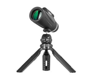 Levenhuk New Wise Plus 8x42 Monocular Compacto Impermeable IP67 | Telescopio de Bolsillo, Ópticas BaK-4, Compatible con Trípode, para Senderismo, Birdwatching, Camping, Caza y Viajes