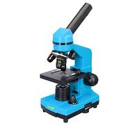 Levenhuk Rainbow 2L Azure Kit Stem para Niños con Microscopio Biológico Portátil de 400x, Guía Ilustrada de Experimentos Domésticos, Muestras Preparadas y Herramientas Científicas (IT)
