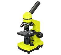 Levenhuk Rainbow 2L Lime Kit Stem de Laboratorio Doméstico para Niños con Microscopio Biológico Portátil de 400x, Guía de Experimentos Ilustrada, Muestras Preparadas y Herramientas Científicas