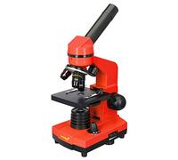 Levenhuk Rainbow 2L Orange Kit Stem para Niños con Microscopio Biológico Portátil de 400x, Guía Ilustrada de Experimentos Domésticos, Muestras Preparadas y Herramientas Científicas (IT)