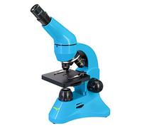 Levenhuk Rainbow 50L Azure Kit Científico Educativo con Microscopio Portátil 800x, Guía de Experimentos Ilustrada, Muestras Preparadas, Herramientas Científicas y Maletín de Transporte (IT)