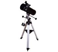 Levenhuk Skyline Plus 115S Telescopio Astronómico Reflector Newtoniano | Apertura 114 mm, Montura EQ1, para Observar Galaxias, Nebulosas, Cúmulos Estelares y Planetas, para Principiantes y Adultos