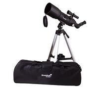 Levenhuk Skyline Travel 80 Telescopio Refractor Portátil para Observaciones Diurnas y Nocturnas con Trípode Ligero y Bolsa para Observaciones Astronómicas y Terrestres en Exteriores