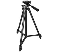 Levenhuk Level Base TR3 Trípode de Pie Ligero con Nivel de Burbuja, Montura Giratoria con Rosca de 1/4", Altura Ajustable de 425 a 1285 mm y Capacidad de Carga de 2 kg