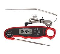 Levenhuk Wezzer Cook MT50 - Sonda Térmica Digital de Cocina, Plegable y Fácil de Usar: Termómetro para Carne, Verduras, Barbacoa, Agua, Leche, Panadería