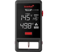 Levenhuk Wezzer Grill BT30 - Termómetro para carne inalámbrico recargable con sonda digital de lectura instantánea, LCD, temporizador y alarma, compatible con aplicación Bluetooth, barbacoa, horno