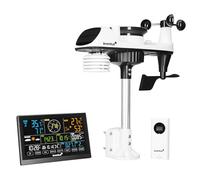 Levenhuk Wezzer PRO LP200 Estación Meteorológica 9 en 1 con Sensor Exterior e Interior para Medir la Temperatura, la Calidad del Aire, la Velocidad del Viento, el Nivel de luz y el índice UV