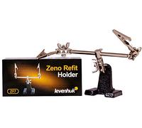 Levenhuk Zeno Refit ZF7 Soporte para Trabajar con Manos Libres Portátil y Resistente para Soldadura y Pintura con pinzas dentadas giratorias y pedestal de metal estable