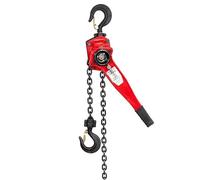 Lever Chain Hoist Capacity Heavy-Duty Round Clamps for Lifting Strapping Bundling Dragging- Smooth Action(9T-3m)