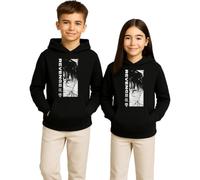 Levi Ackerman - Sudadera con capucha para niños | Dramático diseño de manga con tema de venganza, perfecto para los amantes del anime.