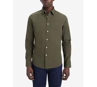 Levi's Levi's - Camisa de hombre de manga larga fit slim. Verde oscuro