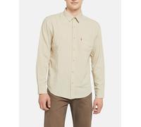 Levi's Levi's - Camisa lisa de hombre regular. Beige Talla 38