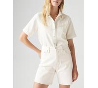 Levi's Levi's - Camisa vaquera de mujer de manga corta. Crudo Talla 42