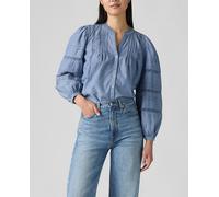 Levi's Levi's - Camisa vaquera de mujer de manga larga abullonada. Azul Talla 42