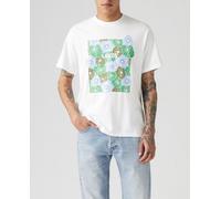 Levi's Levi's - Camiseta de hombre de manga corta con cuello redondo. Blanco Talla S