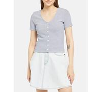 Levi's Levi's - Camiseta de mujer de manga corta con botones. Azul claro Talla 36