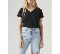 Levi's Levi's - Camiseta de mujer de manga corta cuello pico. Negro Talla L