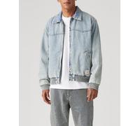 Levi's Levi's - Cazadora vaquera de hombre de algodón lisa. Azul claro Talla 40