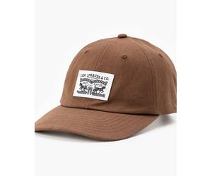 Levi's Levi's - Gorra de algodón con logo frontal de hombre. Marrón oscuro Talla Talla única