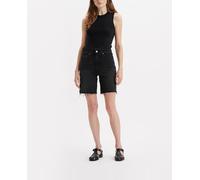 Levi's Levi's - Short vaquero de mujer Ribcage de tiro alto. Negro Talla 32-34