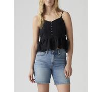 Levi's Levi's - Top de mujer de tirantes con detalles calados. Negro Talla 36