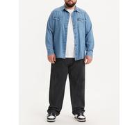 Levi's Levi's - Vaquero de hombre 501® Levi's Original recto negro, tallas grandes. Negro Talla 54