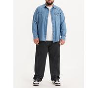 Levi's Levi's - Vaquero de hombre 501® Levi's Original recto negro, tallas grandes. Negro Talla 56