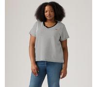 Levi's Plus Size V-Neck Tee, Mujer, Raita Stripe Caviar, 4XL