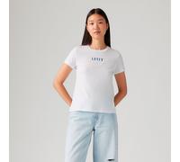 Levi's The tee, Camiseta Mujer, Serif Emb Bright Whi, M