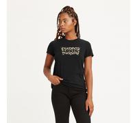 Levi Strauss Camiseta Negra 17369-2437-BW LEOPARD CAVIAR L