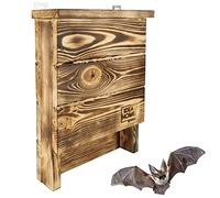 Leviatan Chiroptera Casa Maciza, Prefabricada, Resistente a la Intemperie, sin Tratar, para Murciélagos y Cuarteles de Verano e Invierno, Listo para Usar, no Requiere Montaje
