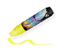 LEVIATAN Marcador de tiza para seco y húmedo, 15 g, color amarillo