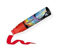 Leviatan Rotuladores de Tiza | Rotuladores Lavables de Pizarra Negra | Marcadores de Tiza de 15 mm | 28 g - Rojo