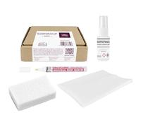 LEVIATAN Set para Restaurar Inscripciones en Lápidas - Restauración de Inscripciones - Reparación de Lápidas - Renovación de Inscripciones en Lápidas - Marcador de Aceite, Blanco