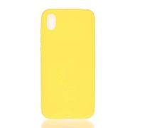 LeviDo Funda Compatible para Huawei Y5 2019/Honor 8S Silicona TPU Gel Case Ultrafina Carcasa Goma Bumper Antigolpes Resistente Kawaii Color Caramelo One Piece Cover, Amarillo