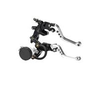 Levier Embrayage Kit Universal De Manetas para Depósito Líquido Freno Y Cilindro Maestro Embrague Motocicleta (7/8" - 22 Mm) Juego Izquierdo + Derecho