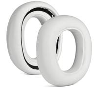 Levigo Almohadillas de repuesto para auriculares inalámbricos de piel de proteína compatibles con Logitech G735, piezas de reparación de auriculares, orejeras de esponja de memoria suave
