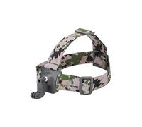 Levigo Correa de arnés de montaje para cámara deportiva para smartphone compatible con DJI Action 3/4, soporte de correa para cabeza de cámara para Insta360 GO 2/3/ONE R/RS/X2/X3, color camuflaje