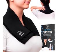 LEVILO Paquete de hielo para el cuello, bolsas de hielo de gel suave para lesiones reutilizables, compresa fría para aliviar el dolor cervical, lesiones deportivas, hinchazón, estrés laboral