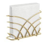 LEVIMETREE Servilleteros dorados para mesa, decoración moderna de mesa de comedor, servilleteros para mesa de cocina, soporte para servilletas, dispensador de pañuelos para mesas, cocina,
