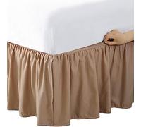 Levinsohn Bed Maker's Magic Cama Falda de Volantes, Nunca Lift su colchón, 14 "Drop Longitud, Reunidos Volantes de Estilo clásico