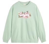 Sudadera de cuello redondo con logotipo Mujer Talla 48/50. Color Verde