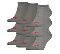 Levis 168SF 903050001 - Calcetines unisex con logotipo de Batwing 758 Middle Grey Mélange - Juego de mesa 43-46