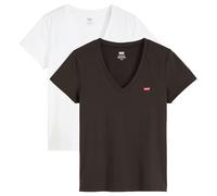 Levi's 2 Paquetes Vneck Tees 2 Pack V Neck W, 2 Pack V Cuello Blanco, XL