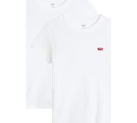Levi's 2pack Essential SS Camiseta, 2 Pack tee White + &, S Mujeres