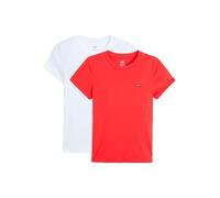 Levi's 2pack Essential SS tee, Pack de 2 Camisetas de Cuello Redondo, XL Mujeres