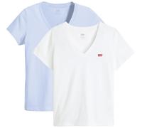 Levi's 2pack Vneck Tees Camiseta, 2 Pack De Cuello V Kentuc, XL Mujeres