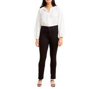Levi's 312 Shaping Slim Jeans, Black And Black, 32W / 32L Mujer