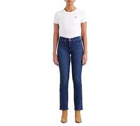Levi's 314 Shaping Straight Vaqueros, Lapis Dark Horse, 32W / 30L Mujer